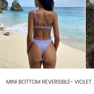 LENI SWIMS BOTTOMS VIOLET